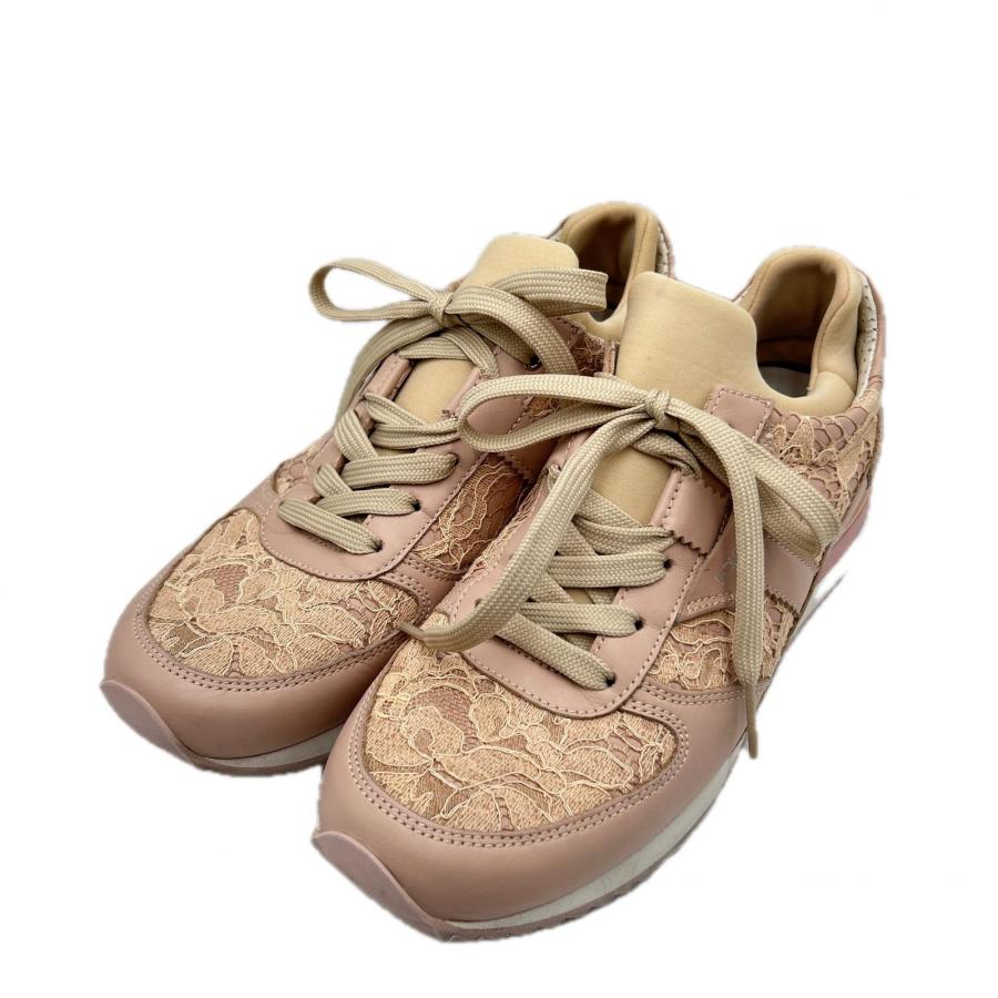 ドルチェ ガッバーナ Dolce Gabbana スニーカー シューズ 靴 レディース ドルガバ ローカット レースコンビ 中古 T8668 ブランドデポtokyo 通販 Yahoo ショッピング