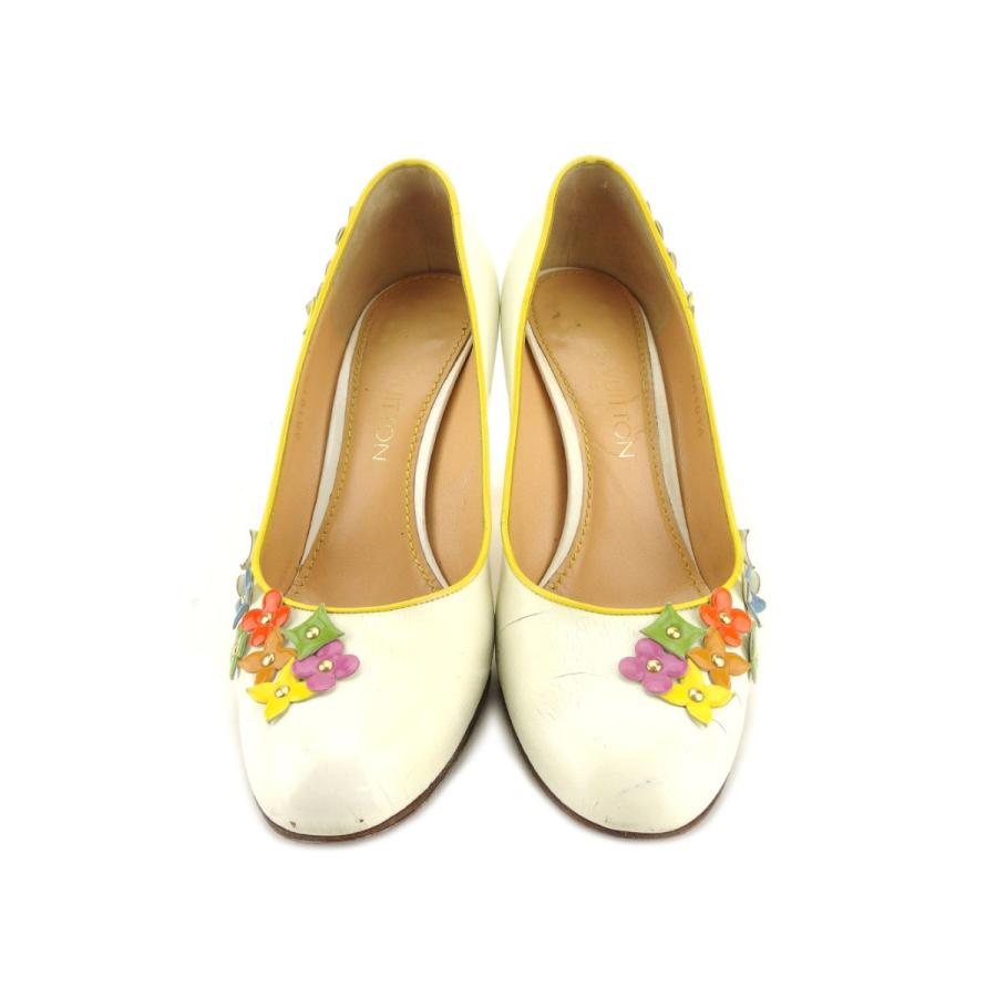 ルイ ヴィトン パンプス シューズ 靴 ♯36ハーフ ハイヒール  