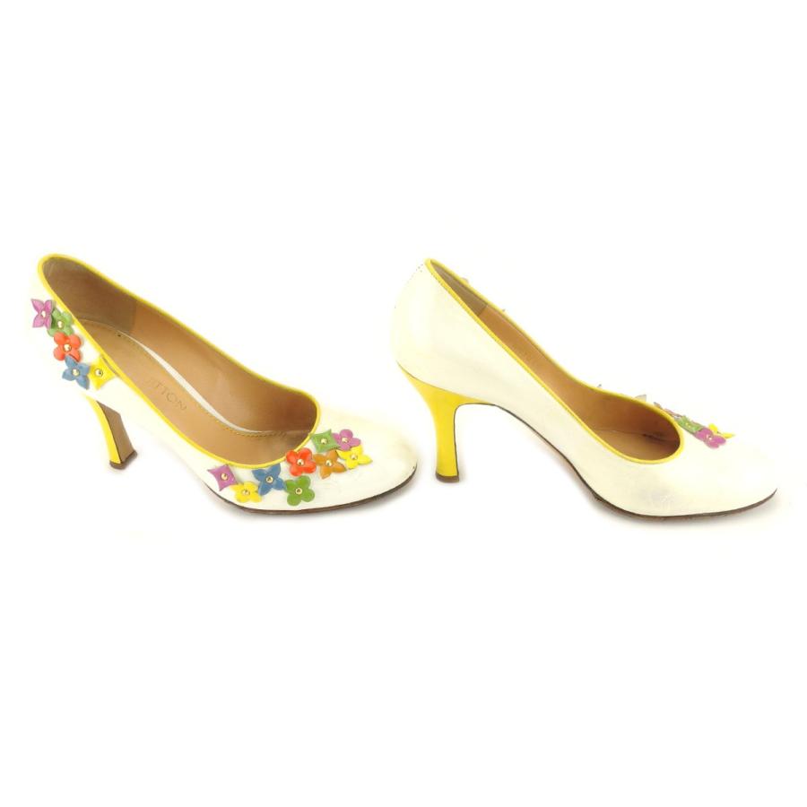 ルイ ヴィトン パンプス シューズ 靴 ♯36ハーフ ハイヒール  