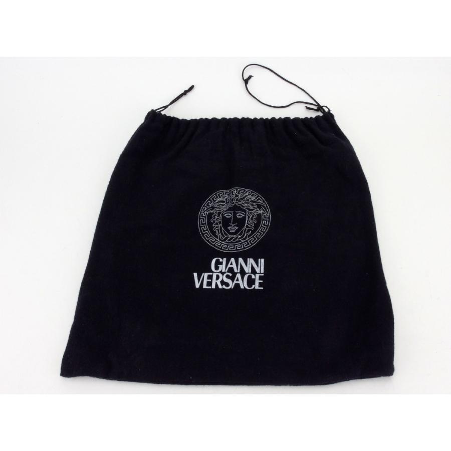 【週末タイムセール★30％OFF】ジャンニ ヴェルサーチ バックパック リュック レディース  メドゥーサ ブラック シルバー 中古_8