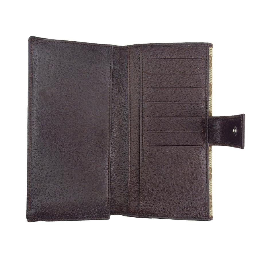 グッチ GG柄 二つ折り 長財布 レディース 【中古】 グッチ 長財布 オールドグッチ シェリーライン 二つ折り 181668 GG