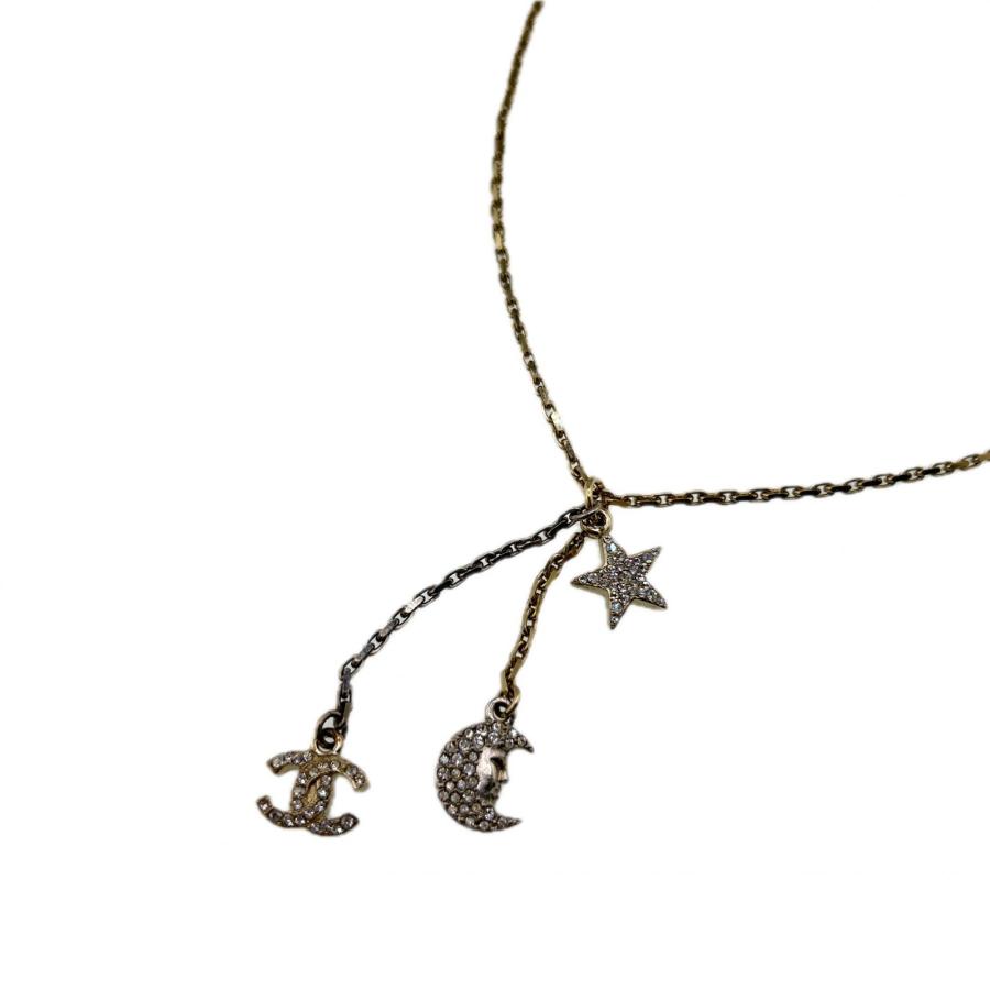 CHANEL シャネル ネックレス ゴールド シルバー メタル ユニ