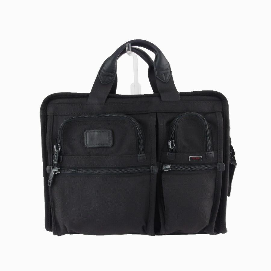 TUMI アルファ オーガナイザー ポートフォリオ ブリーフ ビジネスバッグ 黒 TUMI】ALPHA オーガナイザー ポートフォリオ ブリーフバッグ