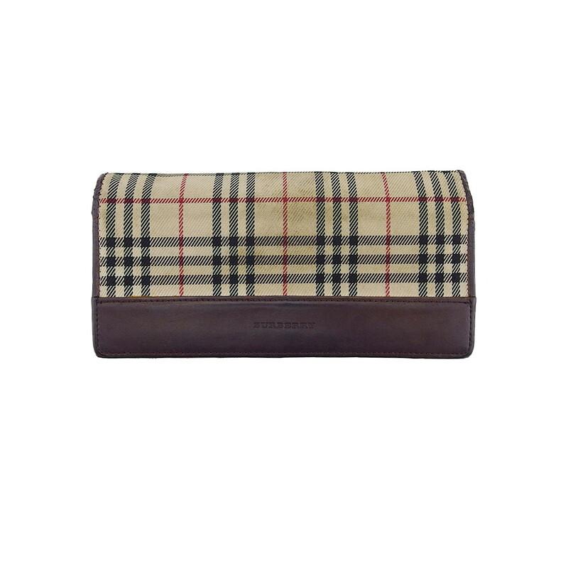 BURBERRY バーバリー 長財布 ノバチェック レディース 中古 中古・古着通販】BURBERRY (バーバリー) 長財布 ノバチェック ベージュ