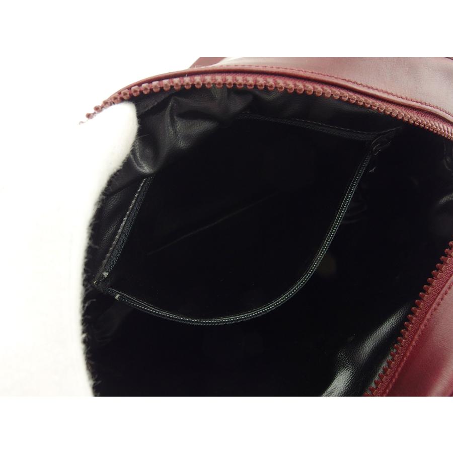 CELINE（セリーヌ） ショルダーバッグ トリオンフ ボルドー×ゴールド