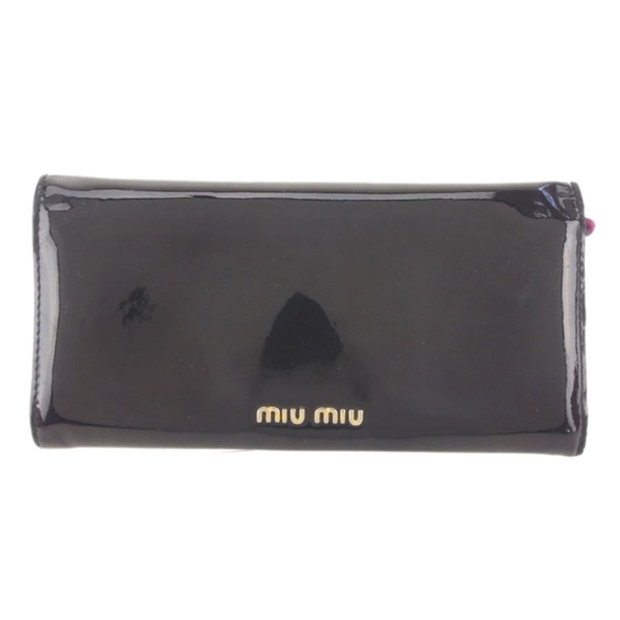 PRADA ブラック　長財布　リボンモチーフ プラダ 長財布 財布 ファスナー付き リボンモチーフ ブラック PRADA