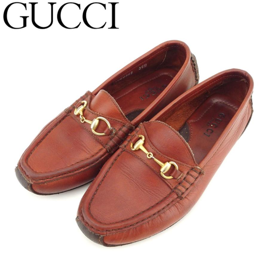 グッチ ローファー シューズ 靴 ♯36M ホースビット GUCCI 中古 :C3449:BRAND DEPOT - 通販 - Yahoo