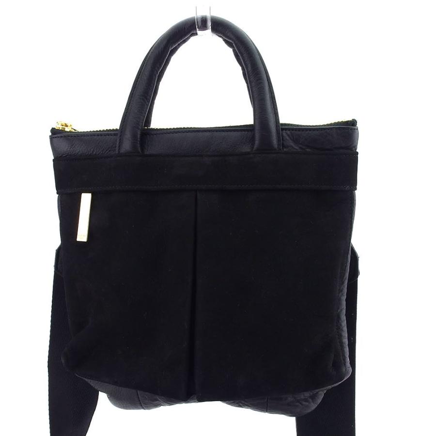 【BIGお買い物ラリー★30%OFFセール中】ポーター PORTER ショルダーバッグ スエード×レザー レディース 中古 PORTER 【Xmasセール☆30%OFFクーポン】ポーター ショルダーバッグ