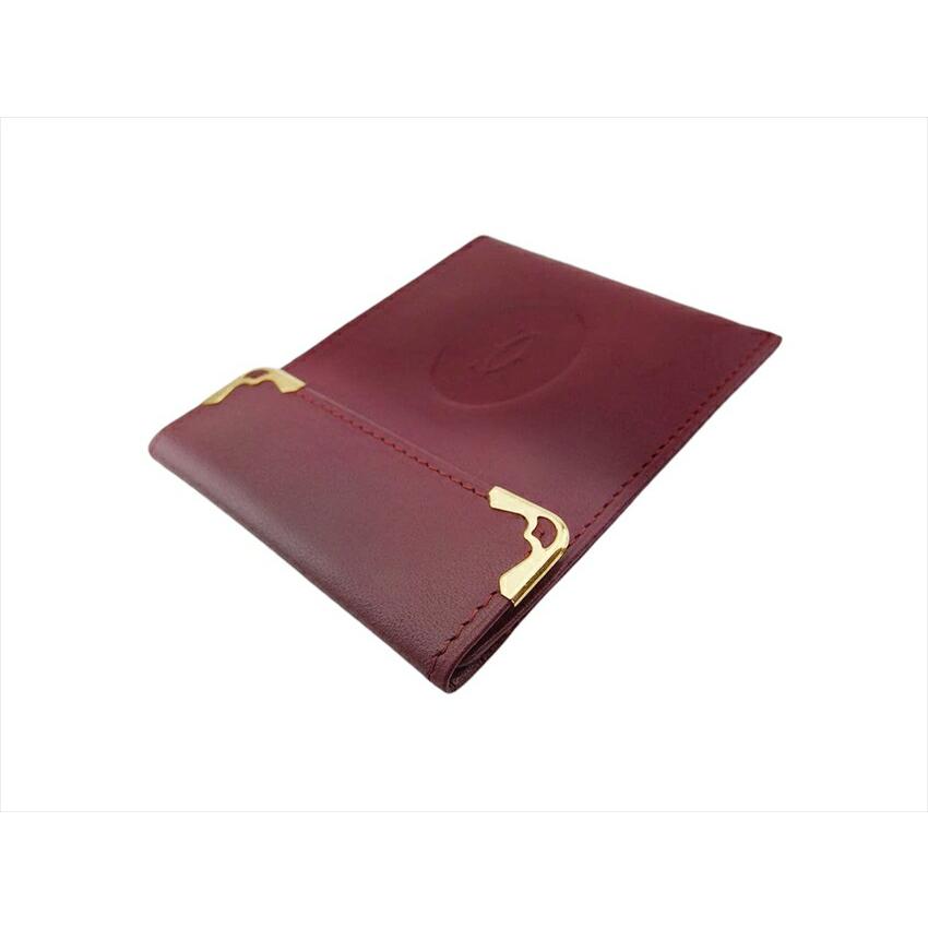 Cartier（カルティエ） カードケース マストライン ボルドー