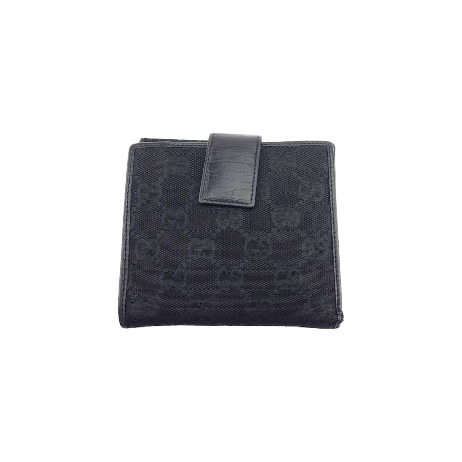 グッチ Wホック 財布 二つ折り レディース メンズ バンブー 112521 GG