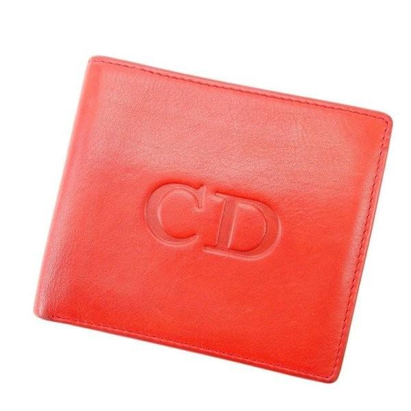 クリスチャン ディオール 二つ折り財布 ヴィンテージ Christian Dior 中古 :d1156:BRAND DEPOT - 通販
