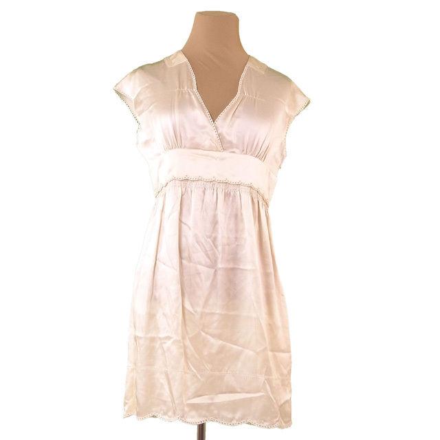 超美品 ラスト1点 シーバイクロエ ワンピース Vネック ノースリ Usa2サイズ シルクサテン See By Chloe 中古 ワンピース Www Makehomeeasier Pl