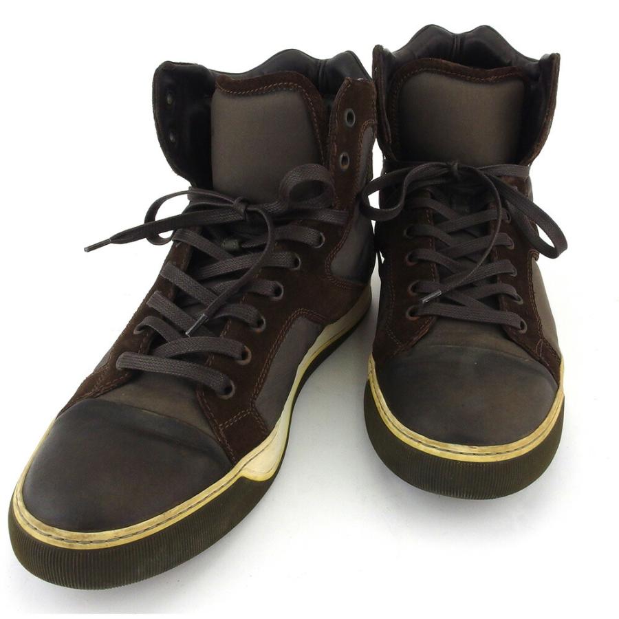 LANVIN ランバン スニーカー シューズ 靴 メンズ ♯7 異素材コンビ 