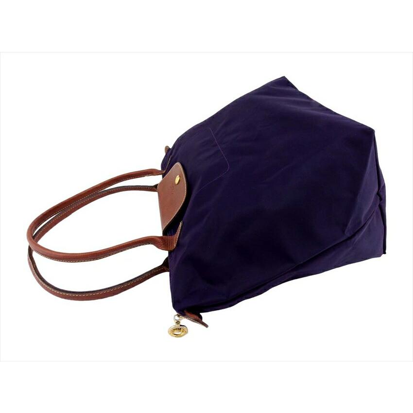ロンシャン トートバッグ ショルダー エコ バッグ レディース メンズ ルプリアージュ LONGCHAMP 中古_1