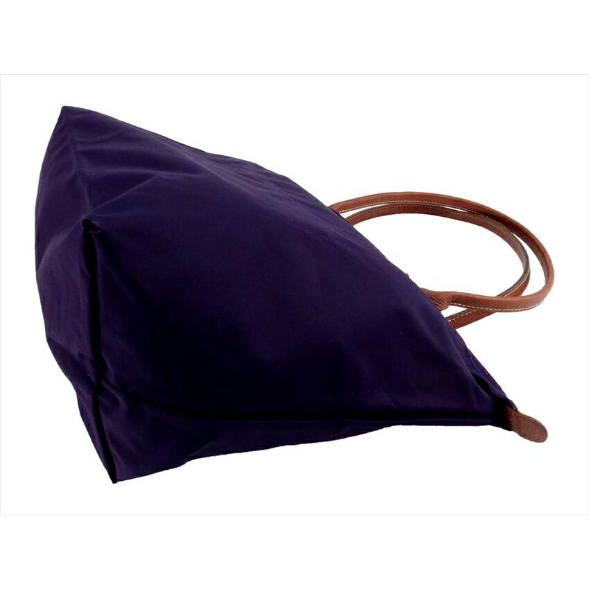 ロンシャン トートバッグ ショルダー エコ バッグ レディース メンズ ルプリアージュ LONGCHAMP 中古_2