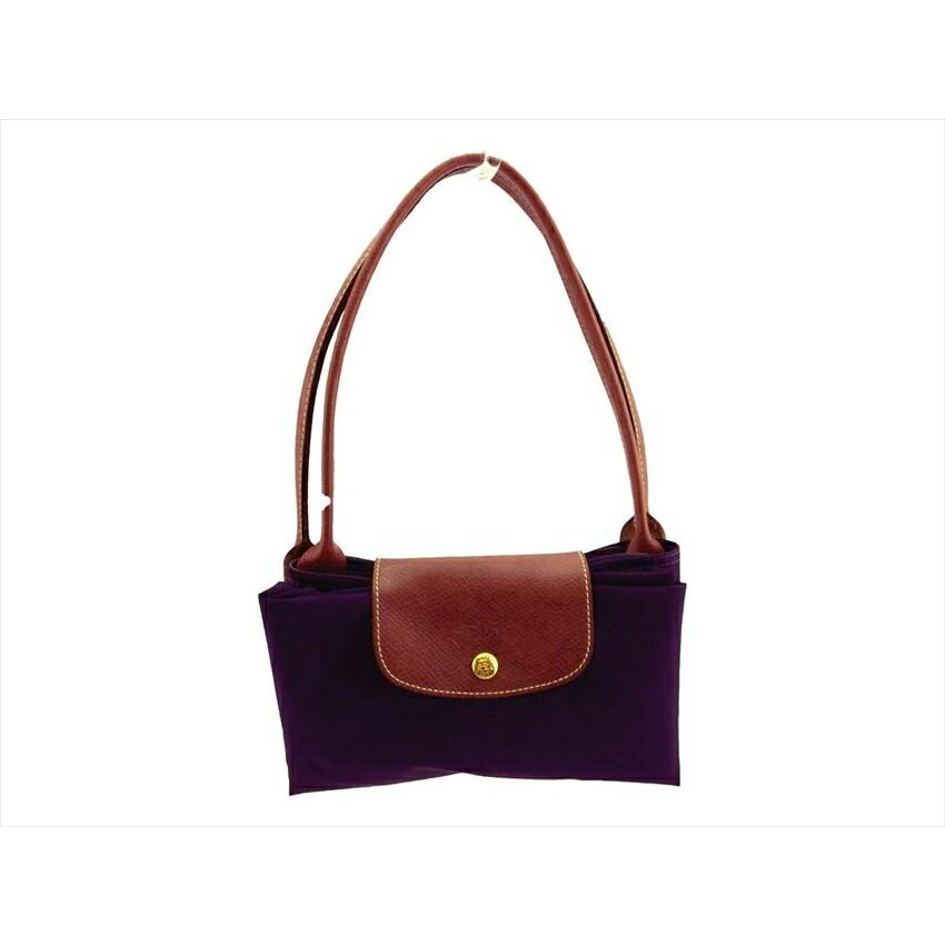 ロンシャン トートバッグ ショルダー エコ バッグ レディース メンズ ルプリアージュ LONGCHAMP 中古_7