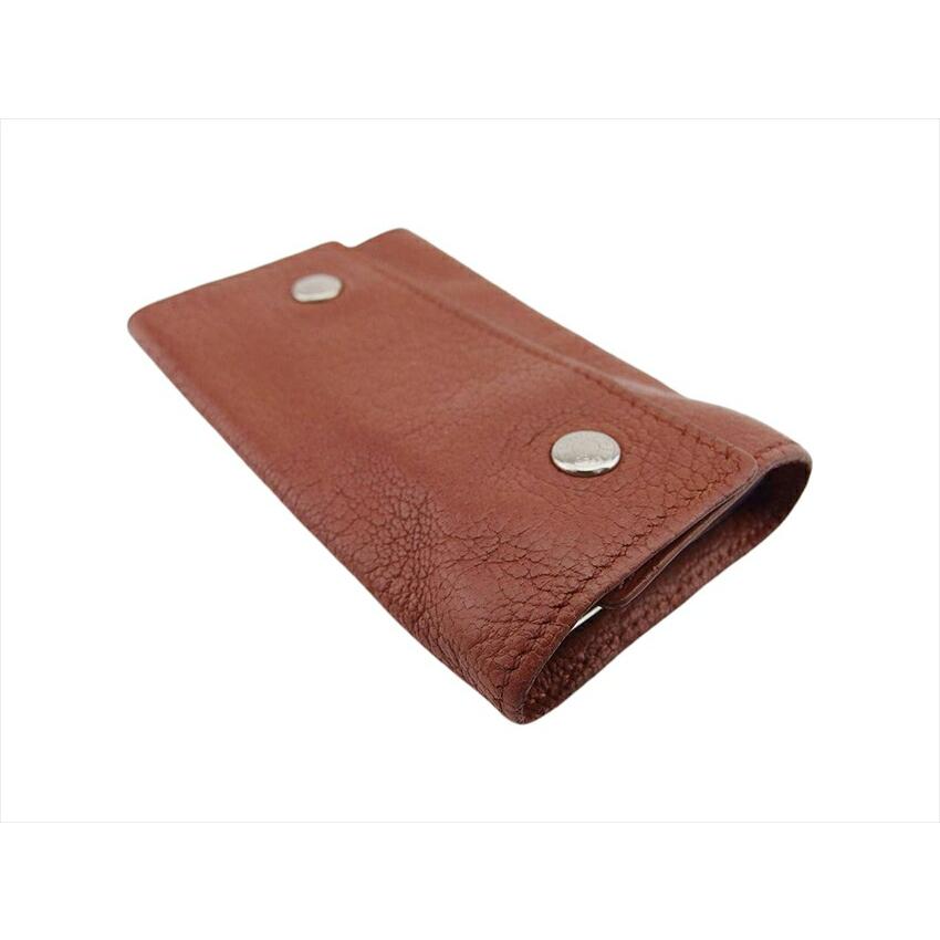 エルメス HERMES キーケース セリエ エチュイクレ6 ブラウン×シルバー レディース 中古_1