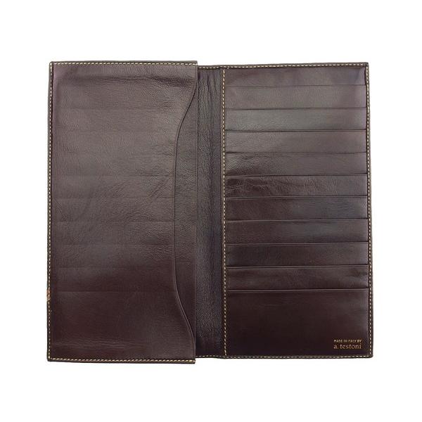 ア・テストーニ a.testoni 札入れ MARRONE レディース 中古の画像