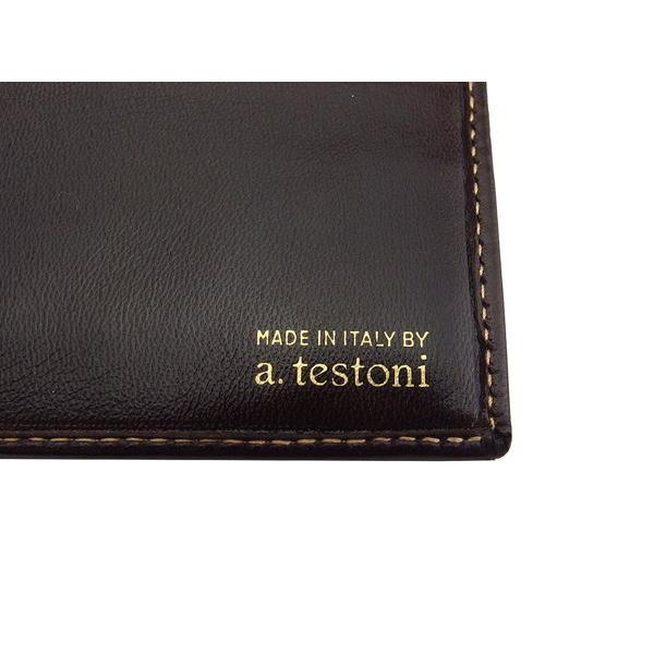 ア・テストーニ a.testoni 札入れ MARRONE レディース 中古の画像