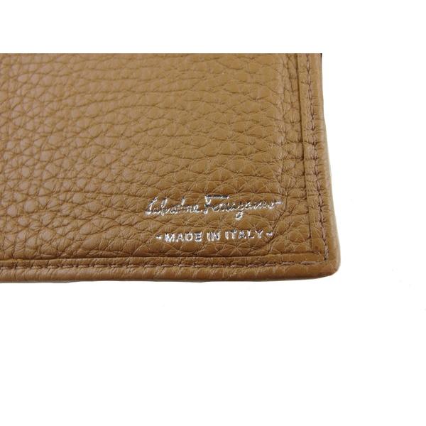 サルヴァトーレフェラガモ　ダブルガンチーニ　サフィアーノ　長財布　ベージュ X'masセール☆30%OFFクーポン】サルヴァトーレ フェラガモ 長財布