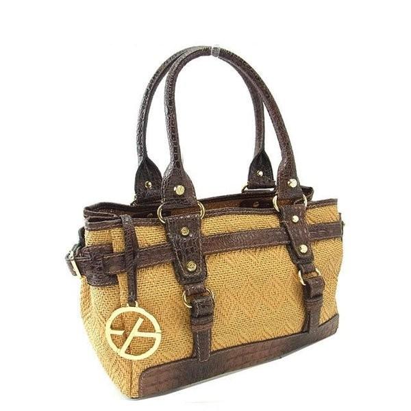 フランチェスコ クロコダイル バッグ Biasia Francesco レディース Francesco ビアジア カゴ レディース ショルダーバッグ 中古 Bag ブラウン クロコダイル F5 Brand Depot