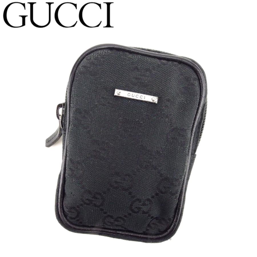 グッチ Ｇｕｃｃｉ シガレットケース 小物入れ　ポーチ レディース メンズ ＧＧキャンバス 中古｜branddepot