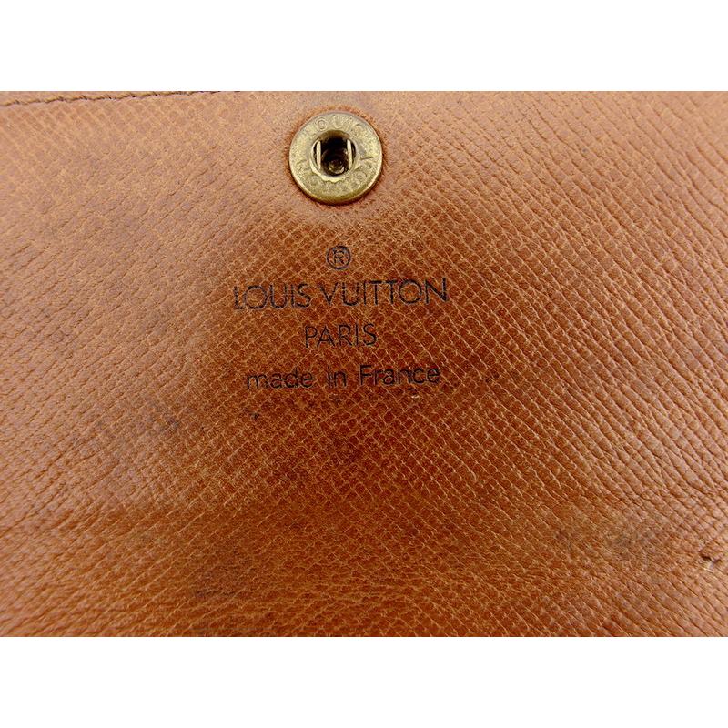 ルイ・ヴィトン LOUIS VUITTON キーケース モノグラム ミュルティクレ6 ブラウン ベージュ ゴールド レディース 中古_7