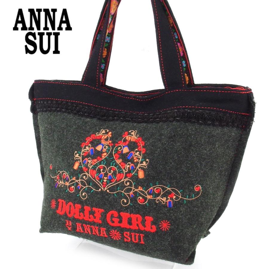 ラスト1点 アナスイ トートバッグ ハンドバッグ レディース 刺繍 Anna Sui 中古 I586 Brand Depot 通販 Yahoo ショッピング