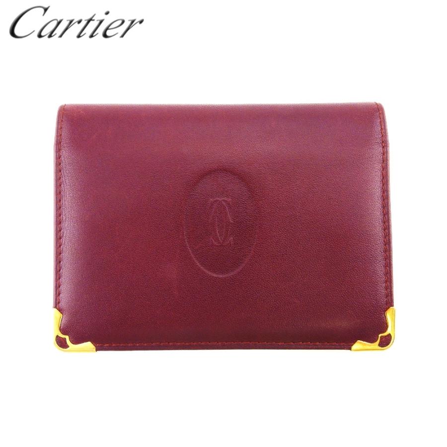 カルティエ コインケース レディース カードケース レディース メンズ 人気 マストライン L3653 Brand レディース Depot Cartier 中古