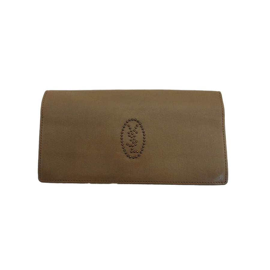 SAINT LAURENT / サンローラン　二つ折り財布　ベージュ サンローラン】1/1の最強開運日から使いたいお財布！ YSLモノグラムが