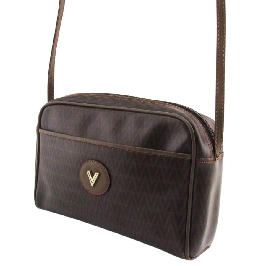 VALENTINO ヴァレンティノ ショルダーバッグ Vパターン ブラウン 