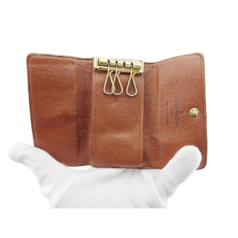 キナリ・ベージュ ルイ ヴィトン キーケース 4連キーケース レディース