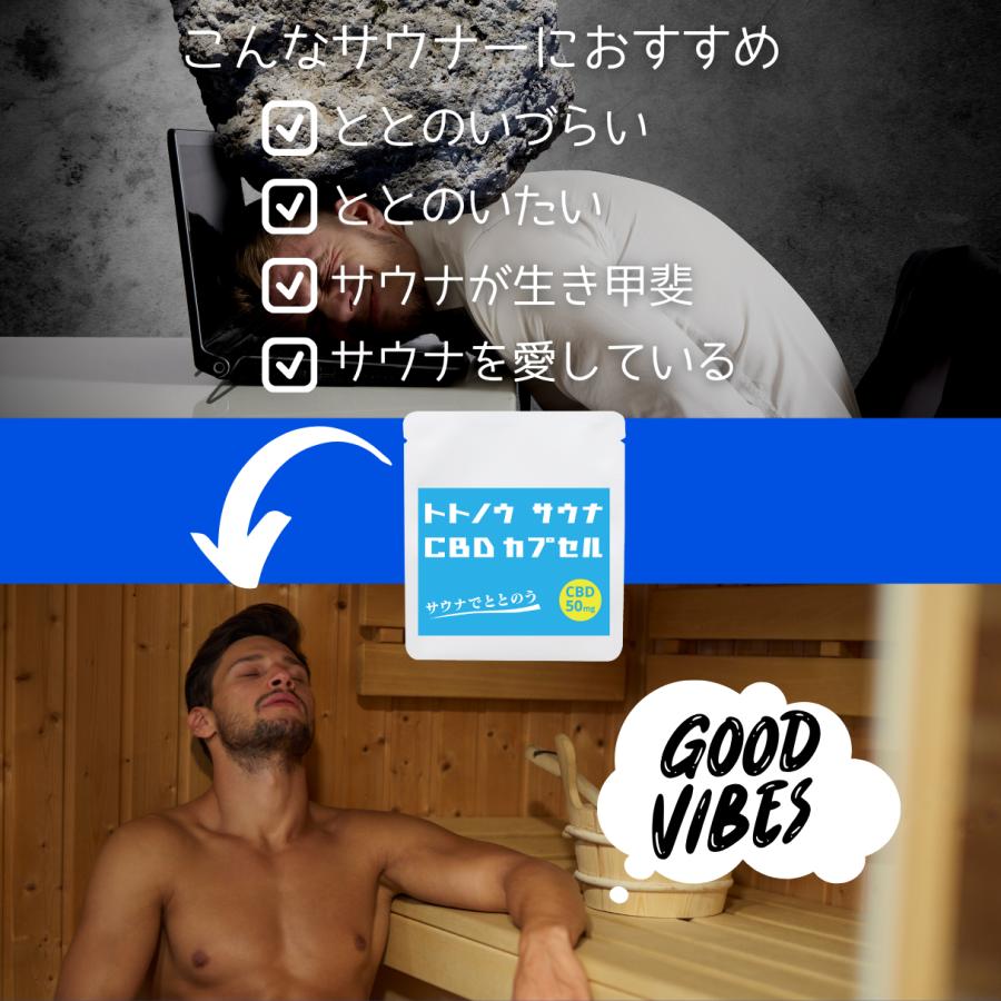 &well being トトノウ サウナ CBD ととのいサプリ 高濃度CBD カプセル