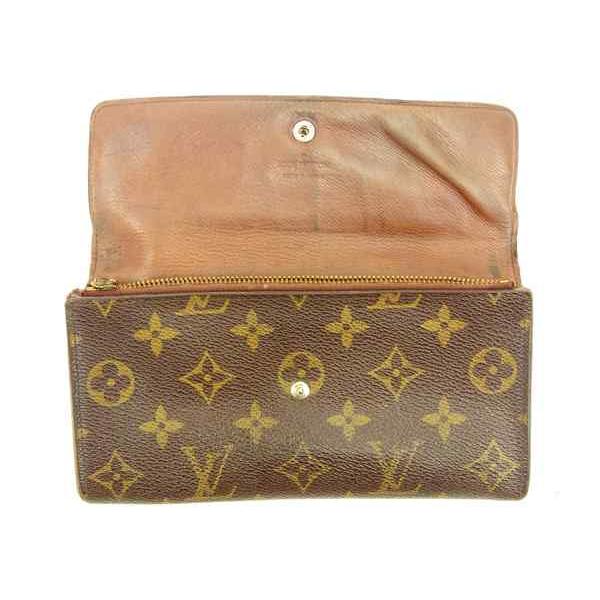 ◆ルイヴィトン◆モノグラム 二つ折り 長財布 ブラウン LOUIS VUITTON（ルイ・ヴィトン） 【Xmasセール☆30%OFFクーポン】ルイ