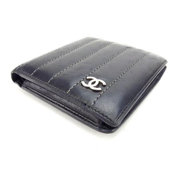 CHANEL シャネル 二つ折り財布 コンパクトサイズ レディース ココ  