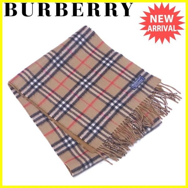 アウトレット 送料無料 Burberry バーバリー マフラー T1285 セール 美品 中古 ノバチェック 可 メンズ レディース フリンジ付き 財布 帽子 ファッション小物 Mail Voysus Com