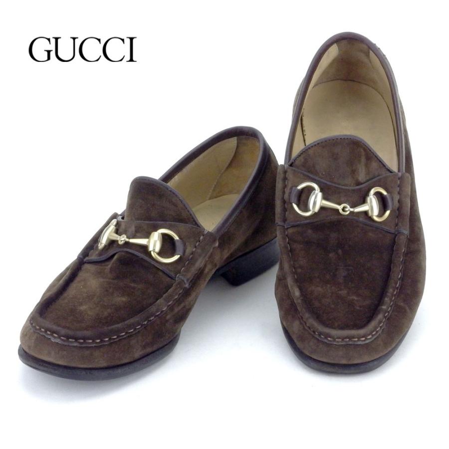 グッチ ローファー シューズ 靴 39ハーフd ラウンドトゥ ホースビット Gucci 中古 T Brand Depot 通販 Yahoo ショッピング