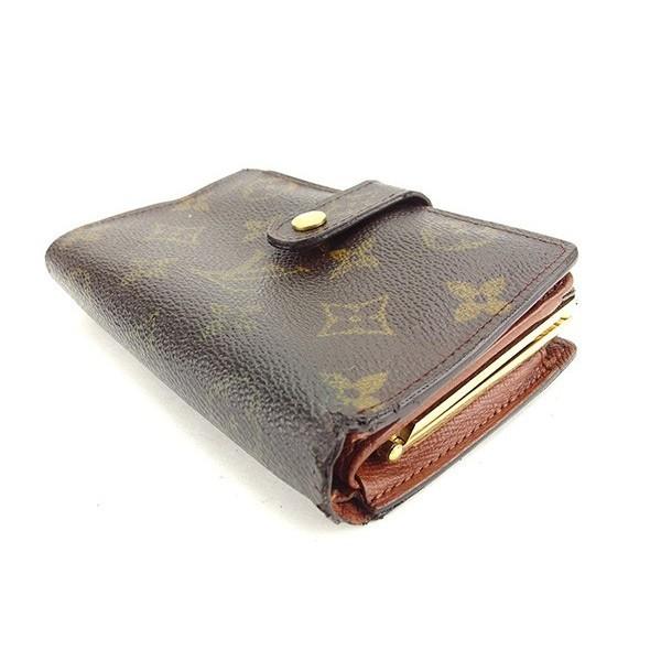 ルイ ヴィトン がま口財布 二つ折り財布 レディース ポルトモネビエ  