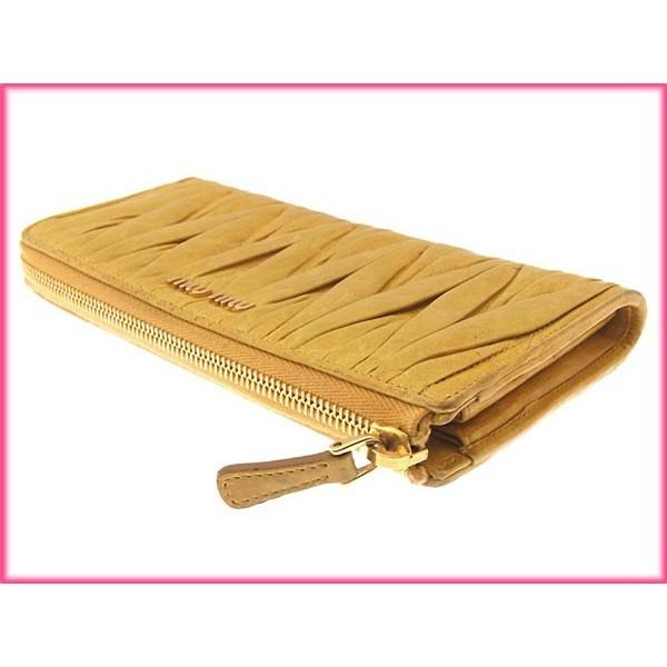 miumiu 長財布イエロー