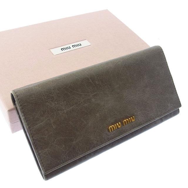 セール開催中 ミュウミュウ 長財布 ファスナー 二つ折り ロゴ Miumiu 中古 T Brand Depot 通販 Yahoo ショッピング おしゃれ人気 Www Skylanceronline Com