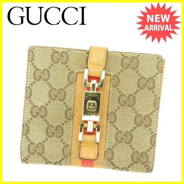 注目のブランド ｇｇキャンバス 可 メンズ レディース 財布 二つ折り Wホック財布 ｇｕｃｃｉ グッチ 中古 T1659 セール 人気 財布 Dagl Tg