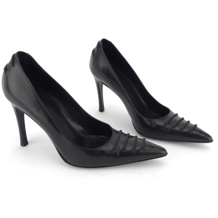 最も優遇 10 オフ グッチ パンプス シューズ 靴 レディース 35c ハイヒール ポインテッドトゥ Gucci 中古 無料長期保証 Toscelikspecialsteel Com