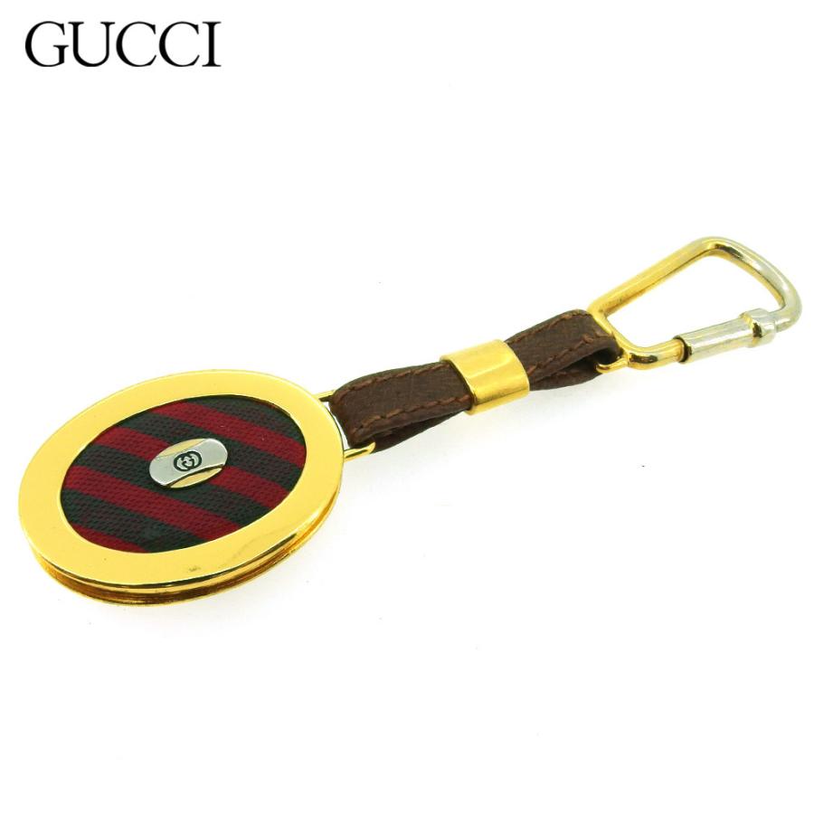 GUCCI グッチ/シェリーライン キーリング チャーム キーホルダー