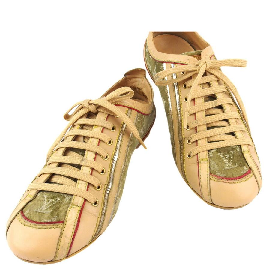 開店祝い ルイヴィトン モノグラム スニーカー レザー キャンバス