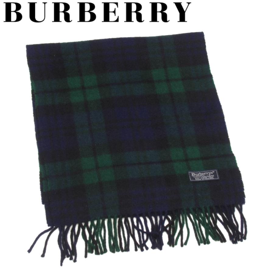 21年ファッション福袋 フリンジ付き バーバリー マフラー レディース 中古 チェック ネイビー系 グリーン メンズ マフラー Garces Org