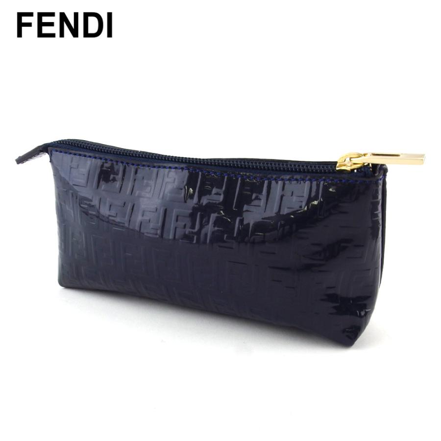 人気特価 メンズ レディース 化粧ポーチ ポーチ フェンディ 7n0037 中古 Fendi ズッキーノ バッグ Affaires Sociales Gouv Cg