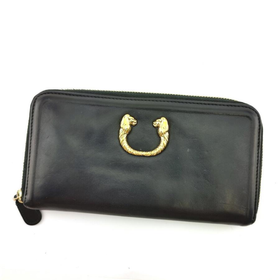 BVLGARI（ブルガリ） 長財布 レオーニ ライオン ブラック ゴールド 