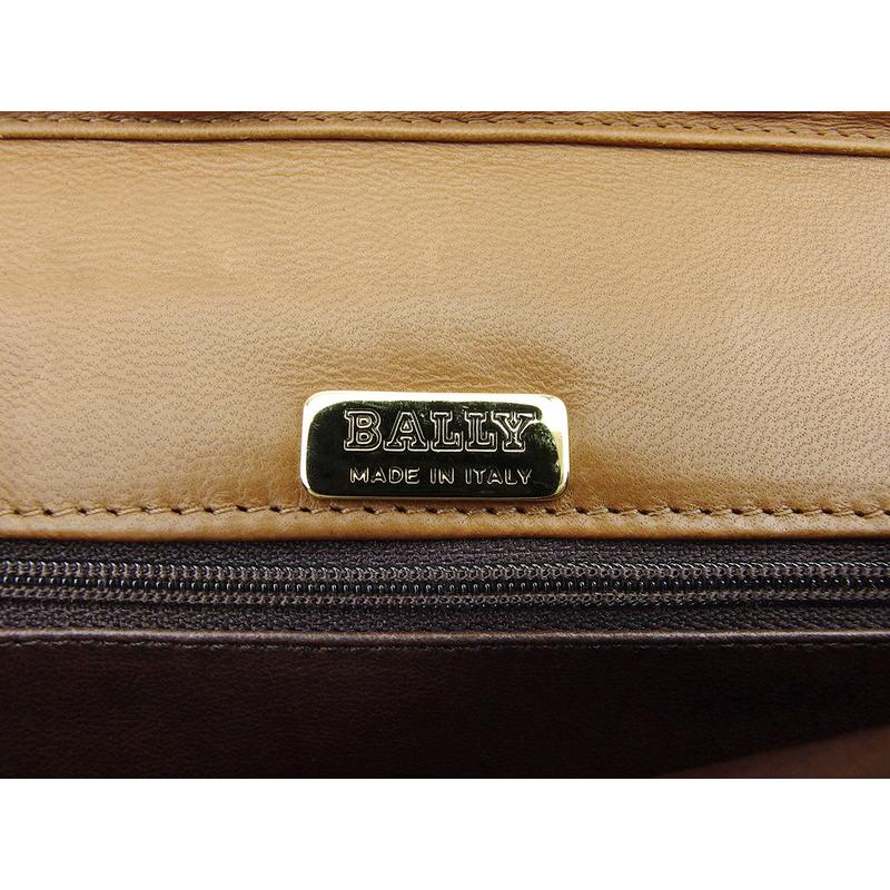 Bally（バリー） ショルダーバッグ Bマーク キルティング ブラウン