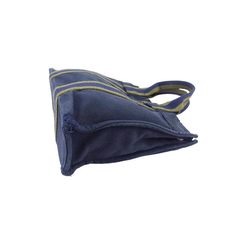 エルメス HERMES トートバッグ フールトゥ トートPM ネイビー グリーン シルバー レディース 中古_2