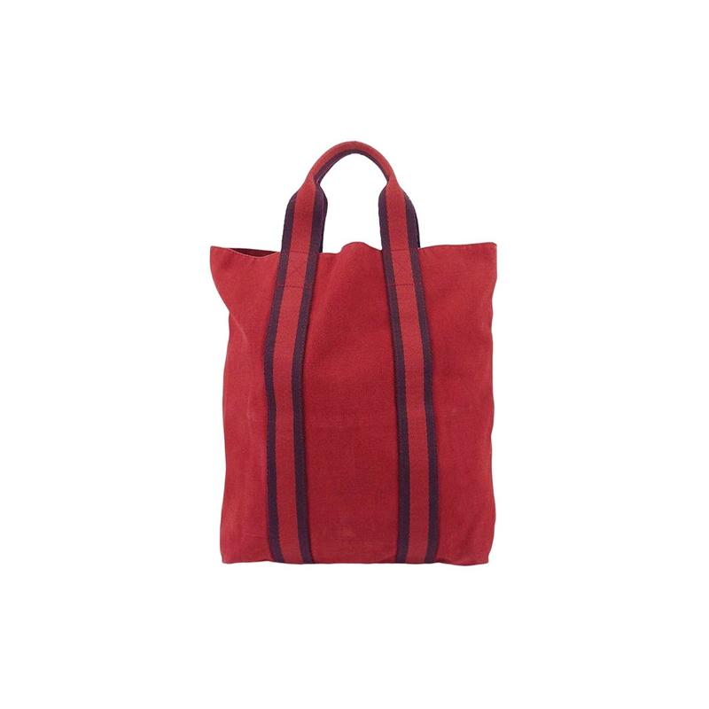 ランラン　エルメス　フールトゥ　カバス　トートバッグ　レッド HERMES（エルメス） トートバッグ フールトゥ カバス レッド パープル